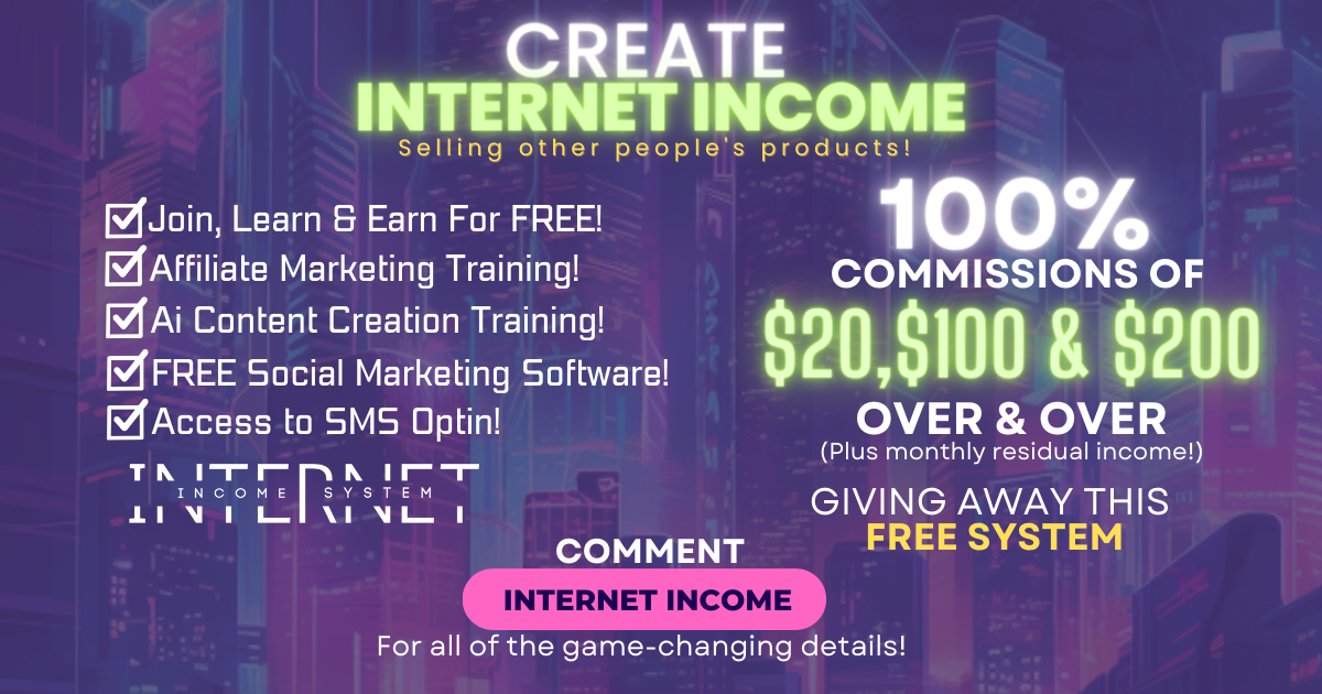 The ONLY System You Need For Creating Internet Income